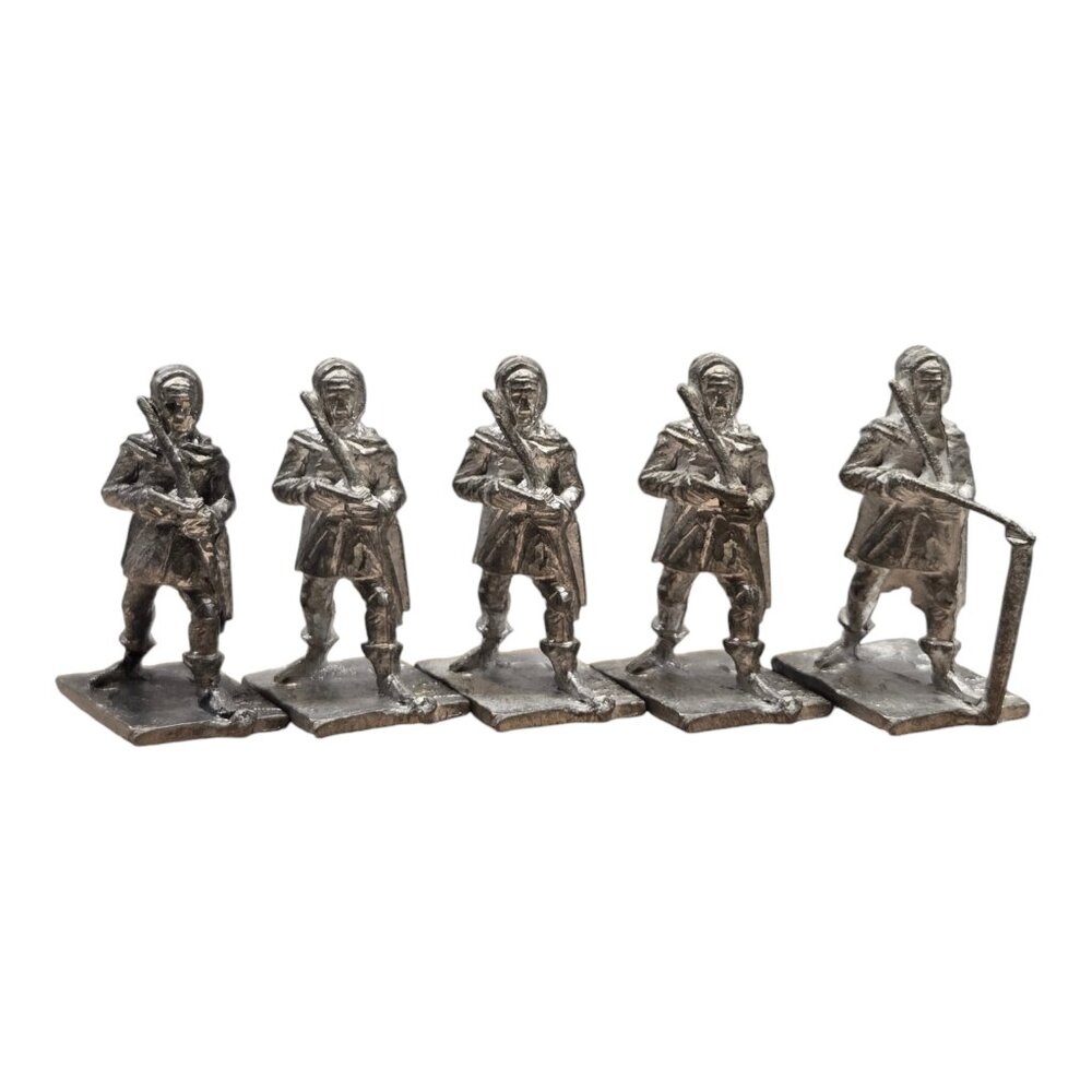 Minifigs Mythical Earth Set of 5 Elf Archers ME05 - cleaned and unpainted